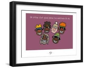 Touchouss - L'intrus-Sylvain Bichicchi-Framed Art Print