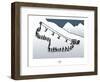 Touchouss - La file d'attente-Sylvain Bichicchi-Framed Art Print