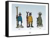 Touchouss - La mode des sports d'hiver-Sylvain Bichicchi-Framed Stretched Canvas