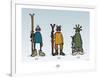 Touchouss - La mode des sports d'hiver-Sylvain Bichicchi-Framed Art Print