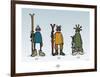 Touchouss - La mode des sports d'hiver-Sylvain Bichicchi-Framed Art Print