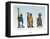 Touchouss - La mode des sports d'hiver-Sylvain Bichicchi-Framed Stretched Canvas