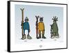 Touchouss - La mode des sports d'hiver-Sylvain Bichicchi-Framed Stretched Canvas