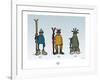 Touchouss - La mode des sports d'hiver-Sylvain Bichicchi-Framed Art Print