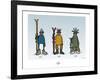 Touchouss - La mode des sports d'hiver-Sylvain Bichicchi-Framed Art Print