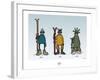 Touchouss - La mode des sports d'hiver-Sylvain Bichicchi-Framed Art Print