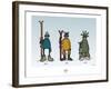 Touchouss - La mode des sports d'hiver-Sylvain Bichicchi-Framed Art Print