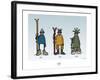 Touchouss - La mode des sports d'hiver-Sylvain Bichicchi-Framed Art Print