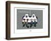 Touchouss - Les joies des sports d'hiver-Sylvain Bichicchi-Framed Art Print