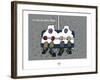 Touchouss - Les joies des sports d'hiver-Sylvain Bichicchi-Framed Art Print