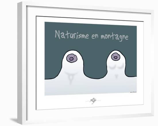 Touchouss - Natursime d'hiver-Sylvain Bichicchi-Framed Art Print