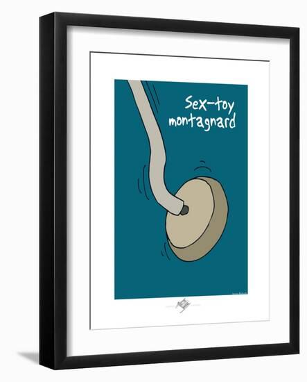 Touchouss - Sex-toy montagnard-Sylvain Bichicchi-Framed Art Print