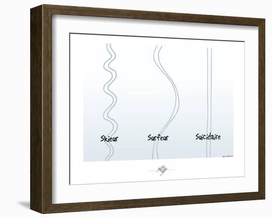 Touchouss - Suicidaire-Sylvain Bichicchi-Framed Art Print