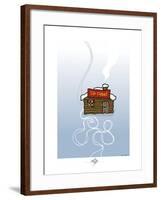 Touchouss - Vin chaud-Sylvain Bichicchi-Framed Art Print