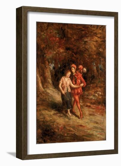 Touchstone and Audrey, 1890-Charles Martin Hardie-Framed Giclee Print