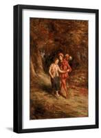 Touchstone and Audrey, 1890-Charles Martin Hardie-Framed Giclee Print