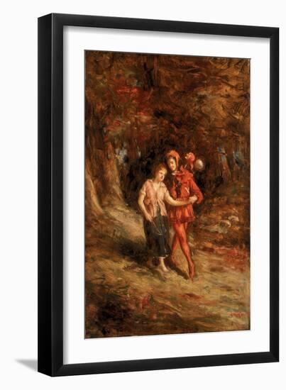 Touchstone and Audrey, 1890-Charles Martin Hardie-Framed Giclee Print