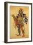 Touchstone the Clown, Costume Design for "As You Like It"-C. Wilhelm-Framed Giclee Print