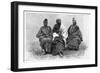 Toucouleur Types, the Interpreter Alpha Sega and His Sisters, Late 19th Century-Henri Thiriat-Framed Giclee Print