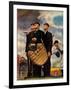 Tough Call - Bottom of the Sixth (Three Umpires), April 23, 1949-Norman Rockwell-Framed Premium Giclee Print