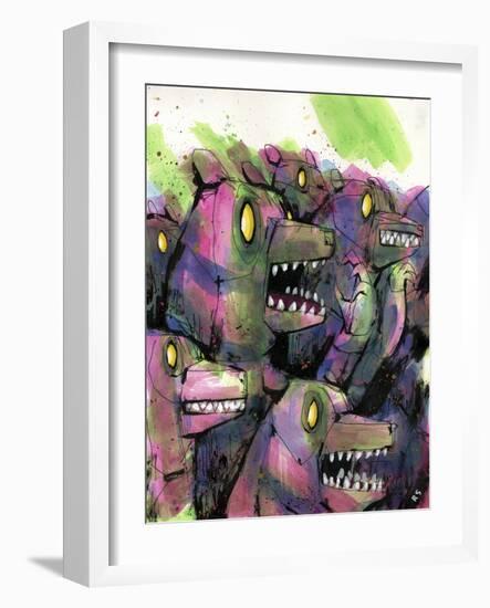 Tough Crowd-Ric Stultz-Framed Giclee Print