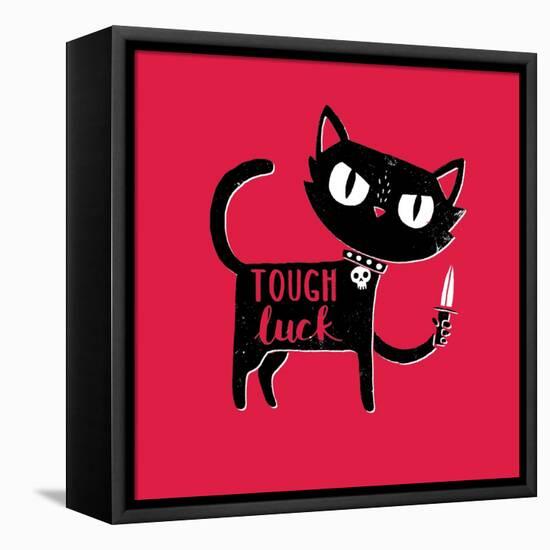 Tough Luck-Michael Buxton-Framed Stretched Canvas