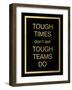 Tough Team-Victoria Brown-Framed Art Print