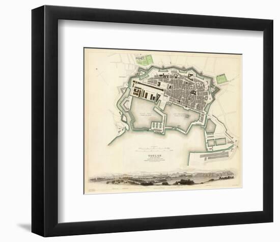 Toulon, France, c.1840-null-Framed Art Print