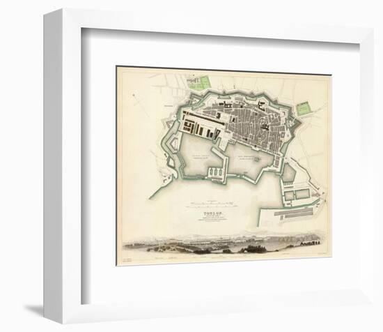 Toulon, France, c.1840-null-Framed Art Print