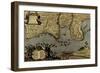 Toulon, France Harbor and Defenses - 1700-Anna Beeck-Framed Art Print