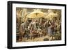 Toulon Market, France-Myles Birket Foster-Framed Giclee Print