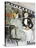 Toulouse-Lautrec: Menu-Henri de Toulouse-Lautrec-Stretched Canvas