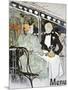 Toulouse-Lautrec: Menu-Henri de Toulouse-Lautrec-Mounted Giclee Print