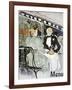 Toulouse-Lautrec: Menu-Henri de Toulouse-Lautrec-Framed Giclee Print