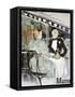 Toulouse-Lautrec: Menu-Henri de Toulouse-Lautrec-Framed Stretched Canvas