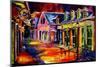 Toulouse Street by Night-Diane Millsap-Mounted Art Print