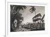 Toupapow with a Corpse on it Attended by Chief Mourner-null-Framed Giclee Print