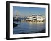 Tour Boat and Arthur Ravenel Jr. Bridge, Liberty Square, Charleston, South Carolina-Richard Cummins-Framed Photographic Print