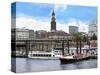 Tour Boats, Hamburg, Germany-Miva Stock-Stretched Canvas