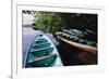 Tour Boats Moored in Ventanilla Lagoon-Danny Lehman-Framed Photographic Print