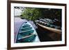 Tour Boats Moored in Ventanilla Lagoon-Danny Lehman-Framed Photographic Print