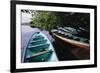 Tour Boats Moored in Ventanilla Lagoon-Danny Lehman-Framed Photographic Print