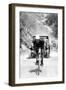 Tour De France 1929, 13th Leg Cannes/Nice on July 16 : Benoit Faure on the Braus Pass-null-Framed Photo