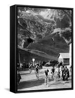 Tour De France 1929, 15th Leg Grenoble/Evian (Alps) on July 20: Antonin Magne Ahead-null-Framed Stretched Canvas