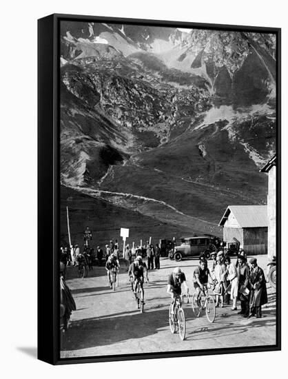 Tour De France 1929, 15th Leg Grenoble/Evian (Alps) on July 20: Antonin Magne Ahead-null-Framed Stretched Canvas