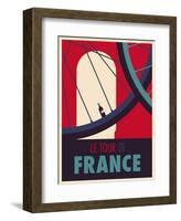 Tour de France-Spencer Wilson-Framed Art Print