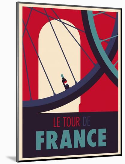 Tour de France-Spencer Wilson-Mounted Art Print