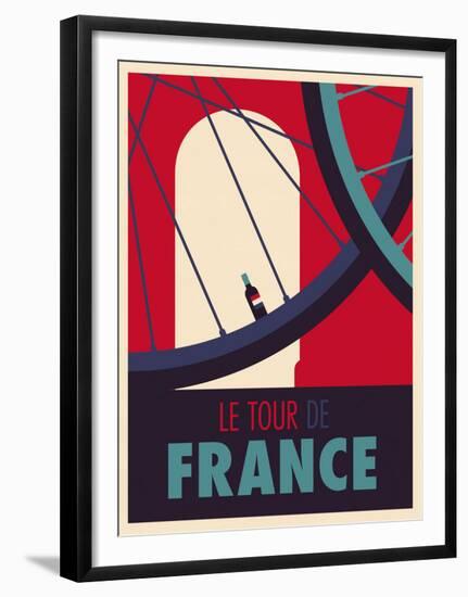 Tour de France-Spencer Wilson-Framed Art Print