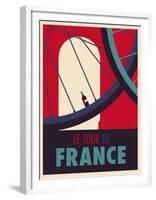 Tour de France-Spencer Wilson-Framed Art Print