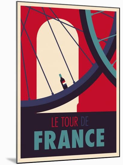 Tour de France-Spencer Wilson-Mounted Art Print